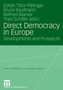 Cover: Direct Democracy in Europe - VS Verlag für Sozialwissenschaften