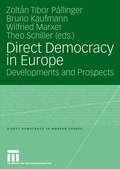 Cover: Direct Democracy in Europe - VS Verlag f&uuml;r Sozialwissenschaften