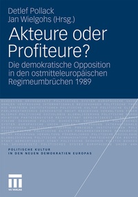 Abbildung von: Akteure oder Profiteure? - VS Verlag für Sozialwissenschaften