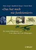 Cover: "Das hat noch nie funktioniert" - Wiley-VCH