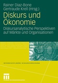 Cover: Diskurs und &Ouml;konomie - VS Verlag f&uuml;r Sozialwissenschaften