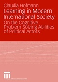 Cover: Learning in Modern International Society - VS Verlag f&uuml;r Sozialwissenschaften