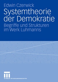 Abbildung von: Systemtheorie der Demokratie - VS Verlag für Sozialwissenschaften