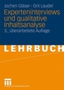 Bild: Experteninterviews und qualitative Inhaltsanalyse - VS Verlag f&uuml;r Sozialwissenschaften