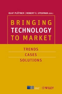 Enlarge image Cover: Bringing Technology to Market - Wiley-VCH