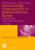 Cover: Gemeinn&uuml;tzige Organisationen im gesellschaftlichen Wandel - VS Verlag f&uuml;r Sozialwissenschaften