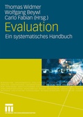 Cover: Evaluation - VS Verlag f&uuml;r Sozialwissenschaften
