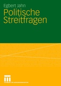 Cover: Politische Streitfragen - VS Verlag f&uuml;r Sozialwissenschaften
