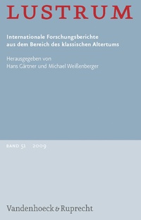 Enlarge image Cover: Lustrum Band 51 - 2009 - Vandenhoeck & Ruprecht