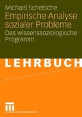 Cover: Empirische Analyse sozialer Probleme - VS Verlag f&uuml;r Sozialwissenschaften
