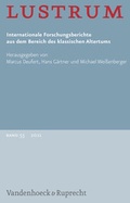 Cover: Lustrum Band 53 - 2011 - Vandenhoeck & Ruprecht
