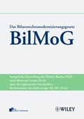 Cover: Das Bilanzrechtmodernisierungsgesetz (BilMoG) - Wiley-VCH