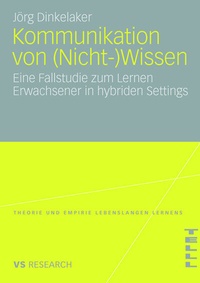 Abbildung von: Kommunikation von (Nicht-)Wissen - VS Verlag für Sozialwissenschaften