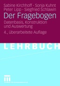 Cover: Der Fragebogen - VS Verlag f&uuml;r Sozialwissenschaften