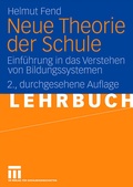 Cover: Neue Theorie der Schule - VS Verlag f&uuml;r Sozialwissenschaften