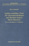 Cover: Gau&szlig;ens unsichtbare Hand - Vandenhoeck & Ruprecht