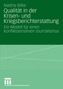 Bild: Qualit&auml;t in der Krisen- und Kriegsberichterstattung - VS Verlag f&uuml;r Sozialwissenschaften