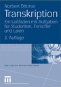 Cover: Transkription - VS Verlag für Sozialwissenschaften