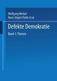 Enlarge image Cover: Defekte Demokratie - VS Verlag für Sozialwissenschaften