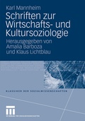 Cover: Schriften zur Wirtschafts- und Kultursoziologie - VS Verlag f&uuml;r Sozialwissenschaften