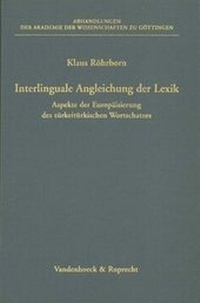 Abbildung von: Interlinguale Angleichung der Lexik - Vandenhoeck & Ruprecht
