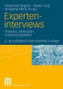 Cover: Experteninterviews - VS Verlag für Sozialwissenschaften