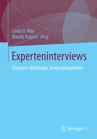Enlarge image Cover: Experteninterviews - Springer VS