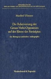 Abbildung von: Die Relativierung der Genus-Verbi-Opposition auf der Ebene der Partizipien - Vandenhoeck & Ruprecht