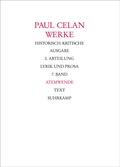 Cover: Werke. Historisch-kritische Ausgabe. I. Abteilung: Lyrik und Prosa - Suhrkamp