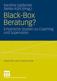 Abbildung von: Black-Box Beratung? - VS Verlag für Sozialwissenschaften