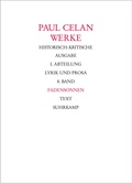 Cover: Werke. Historisch-kritische Ausgabe. I. Abteilung: Lyrik und Prosa - Suhrkamp