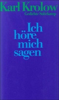 Cover: Ich h&ouml;re mich sagen - Suhrkamp