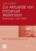 Cover: Zur Aktualit&auml;t von Immanuel Wallerstein - VS Verlag f&uuml;r Sozialwissenschaften