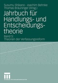 Cover: Jahrbuch f&uuml;r Handlungs- und Entscheidungstheorie - VS Verlag f&uuml;r Sozialwissenschaften
