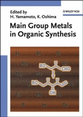 Cover: Main Group Metals in Organic Synthesis - Wiley-VCH