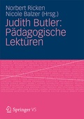 Cover: Judith Butler: P&auml;dagogische Lekt&uuml;ren - VS Verlag f&uuml;r Sozialwissenschaften