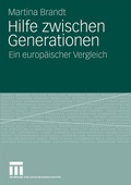 Cover: Hilfe zwischen Generationen - VS Verlag f&uuml;r Sozialwissenschaften