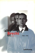 Cover: alles was Brecht ist ... - Suhrkamp