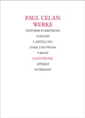 Cover: Werke. Historisch-kritische Ausgabe. I. Abteilung: Lyrik und Prosa - Suhrkamp