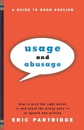 Cover: Usage and Abusage - W. W. Norton & Company
