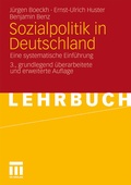 Cover: Sozialpolitik in Deutschland - VS Verlag f&uuml;r Sozialwissenschaften