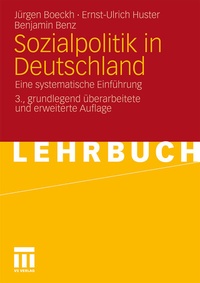 Bild vergrößern Bild: Sozialpolitik in Deutschland - VS Verlag für Sozialwissenschaften
