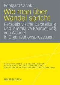 Abbildung von: Wie man über Wandel spricht - VS Verlag für Sozialwissenschaften