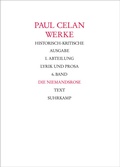 Cover: Werke. Historisch-kritische Ausgabe. I. Abteilung: Lyrik und Prosa - Suhrkamp