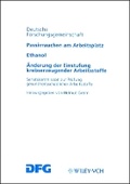 Cover: DFG Passivrauchen am Arbeitsplatz - Ethanol - Wiley-VCH