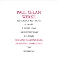 Cover: Werke. Historisch-kritische Ausgabe. I. Abteilung: Lyrik und Prosa - Suhrkamp