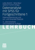 Cover: Datenanalyse mit SPSS f&uuml;r Fortgeschrittene 1 - VS Verlag f&uuml;r Sozialwissenschaften