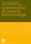 Cover: Systemanalyse als politische Reformstrategie - VS Verlag f&uuml;r Sozialwissenschaften