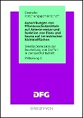 Cover: Auswirkungen von Pflanzenschutzmitteln auf Arteninventar und Funktiomn von Flora und Fauna auf terrestrischen Nichtzielflaechen Mitteilung 6 - Wiley-VCH