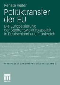 Bild: Politiktransfer der EU - VS Verlag für Sozialwissenschaften